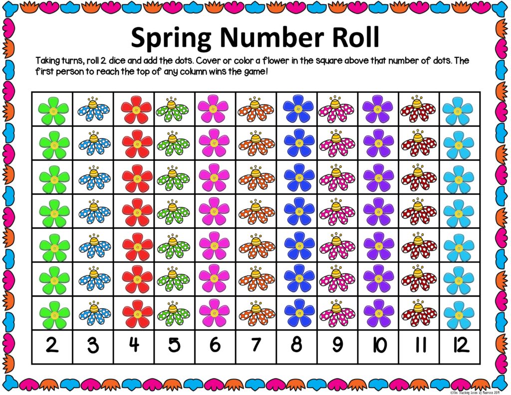 number games for kindergarten