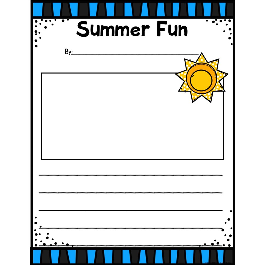 first grade summer learning activities