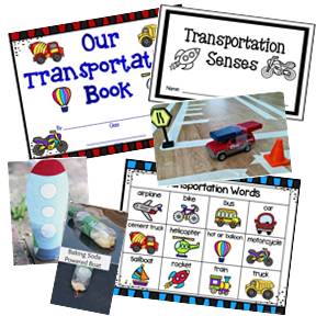 Transportation Thematic Unit Ideas