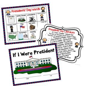 President's Day Thematic Unit Ideas