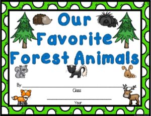 Forest Animals Childrens Books