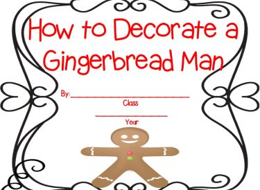 Gingerbread Classroom Book